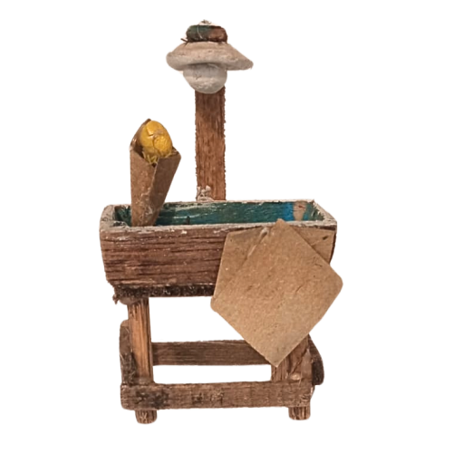 Banco pesce cm 4X3X7 Personaggio cm 6