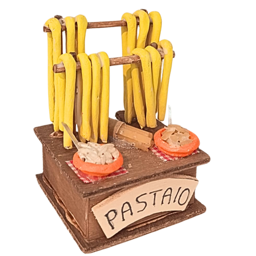 Banco pastaio cm 6x6x8.5 Personaggio...