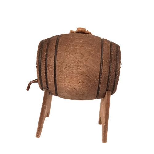 Botte in legno cm 9X6X10 personaggio...