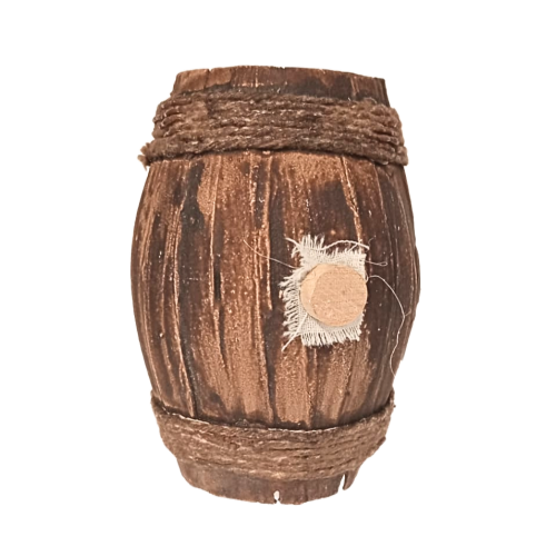 Botte in legno cm 5X5X7.5 personaggio...