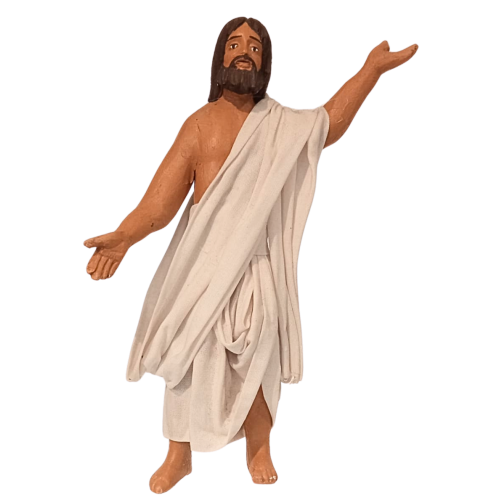 Gesu' risorto Presepe di Pasqua cm 13...